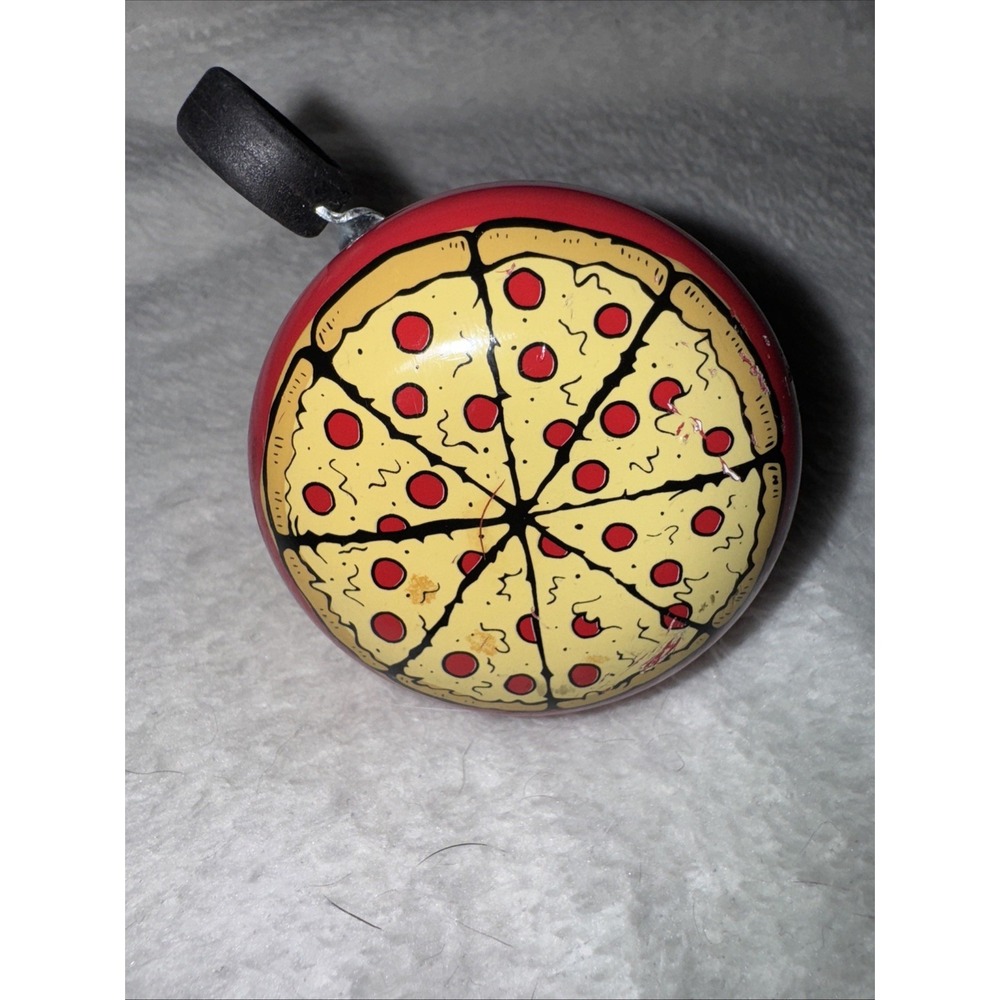 Electra Bike Bicycle BELL Metal Bell Ringer Pizza‎ Pie Domeringer Food Pre Owned